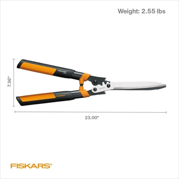 Fiskars PowerGear2 Hedge Shears - 23" Precision