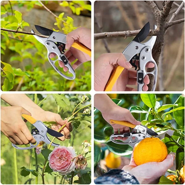 premium garden clippers, work 3 times easier, arthritis weak hand snips