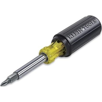 Klein Tools 32500 11-in-1 Screwdriver / Nut Driver Set with Cushion Grip Handle