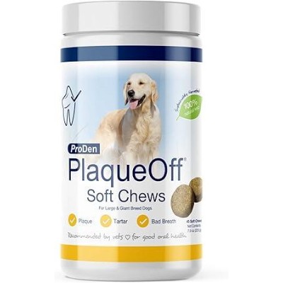 ProDen PlaqueOff Soft Chews with Natural Kelp - for Large & Giant Breed Dogs